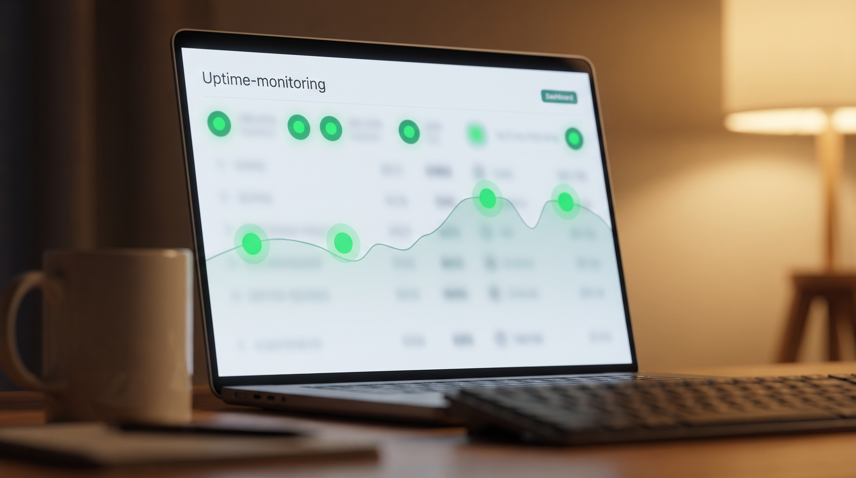 Server rack with glowing status indicators representing managed WordPress hosting