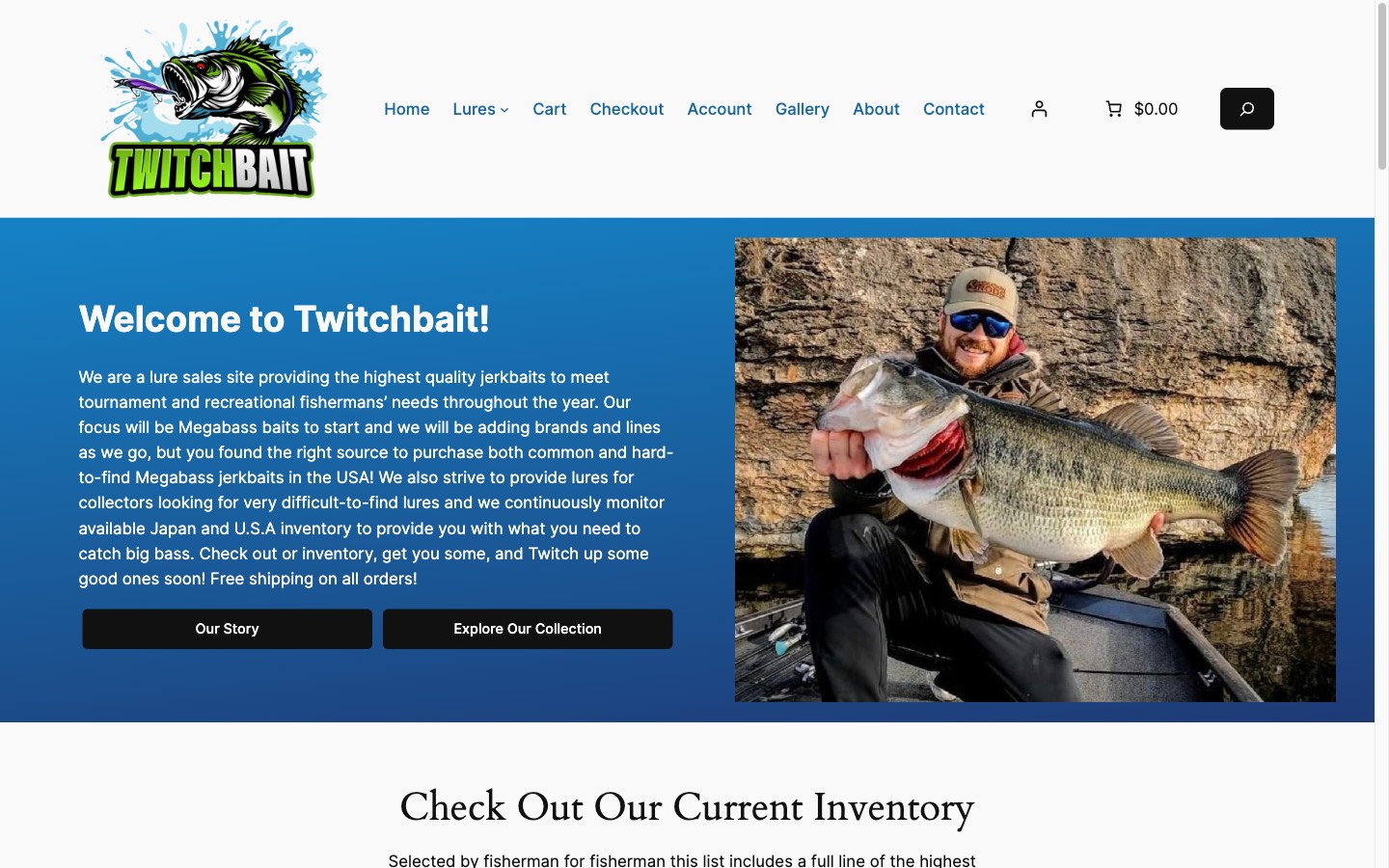 TwitchBait WooCommerce shop by EiQ Interactive